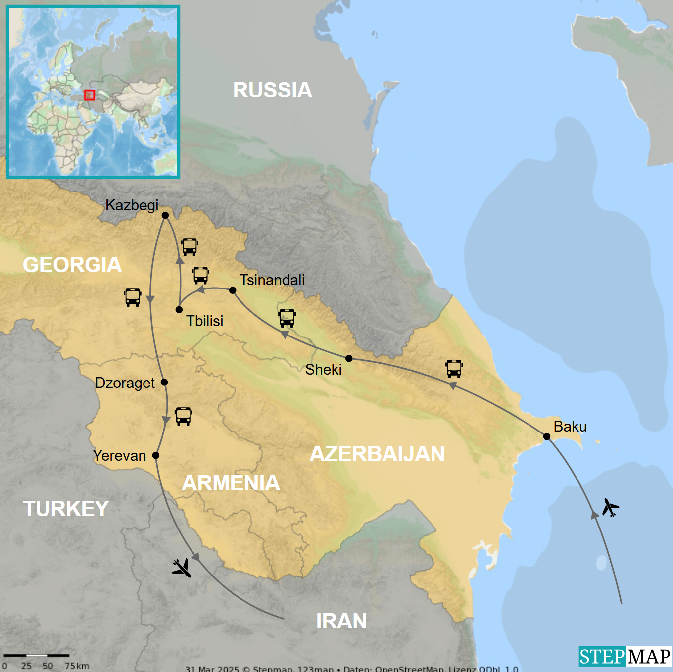 私人定制旅行目的地- 高加索瑰宝13日行- 引睿旅行