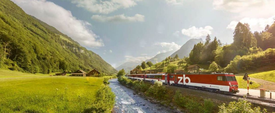 Golden Pass Line Train Journey